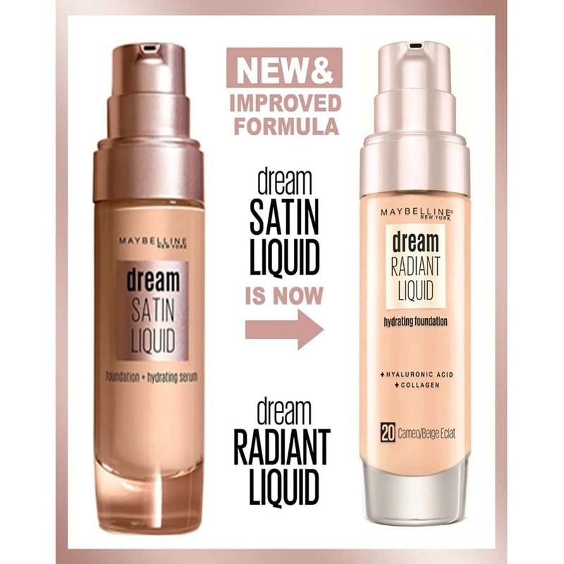 Maybelline Dream Satin Foundation Makeup Fluido 30 ml 23 True