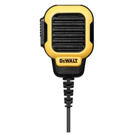 DEWALT DXFRSRM1 Remote Speaker Microphone for DXFRS300 and DXFRS800 Walkie Talkie Two-Way Radios, 2.5mm Earphone Jack
