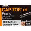 Starborn Cap-Tor XD Epoxy Coated Capstock & Composite Screws; #63