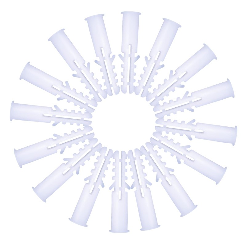 300Pcs S4 (4mm) Expansion Anchor Kit with 6mm Drill Bit