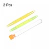 sourcing map 2pcs Weaving Knitting Shuttle 85x6.8x2.8mm Plastic Shuttles, for