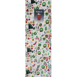 Peanuts Gang Christmas Velvet Soft Plush Throw Blanket, Green Hat, Wreaths, Pink Stockings, Pink Cars, 60 x 70 inches