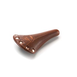 Cicli Bonin Unisex Ddk Retro with Studs Saddles, Brown, One Size