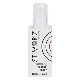 St Moriz Original Concentrated Tanning Drops, Add to Skincare for Custom Tan, Light to Dark (50ml)