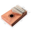 Kalimba Beginner Set, 17 Keys, Kalimba Tuning Hammer with Japanese