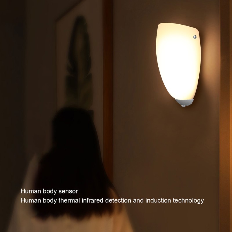 PIR Human Body Induction Lamp LED Motion Sensor Wall Light