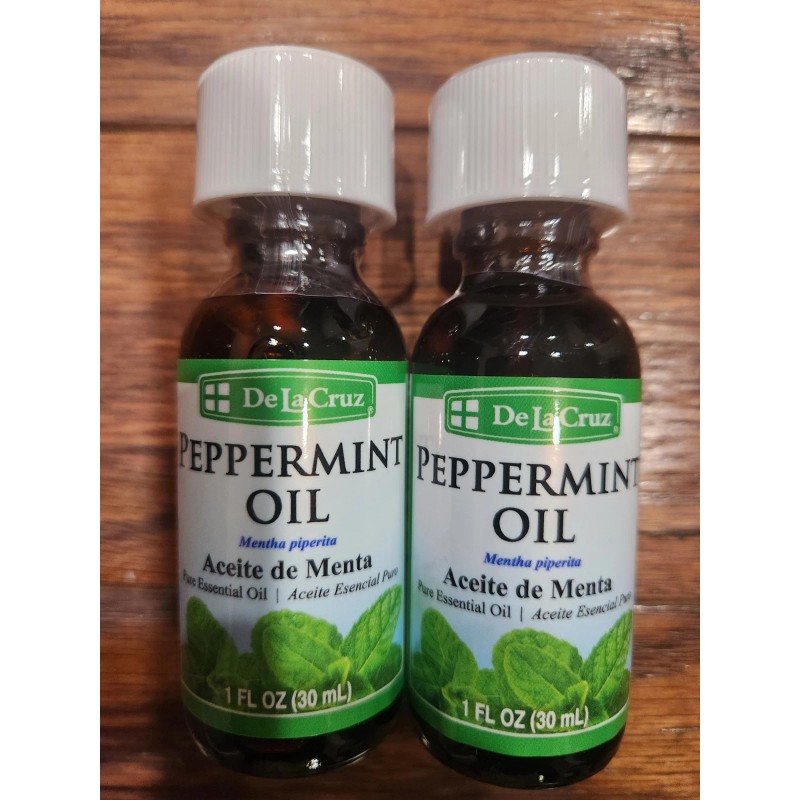 2 PEPPERMINT OIL DE LA CRUZ ACEITE DE MENTA 1