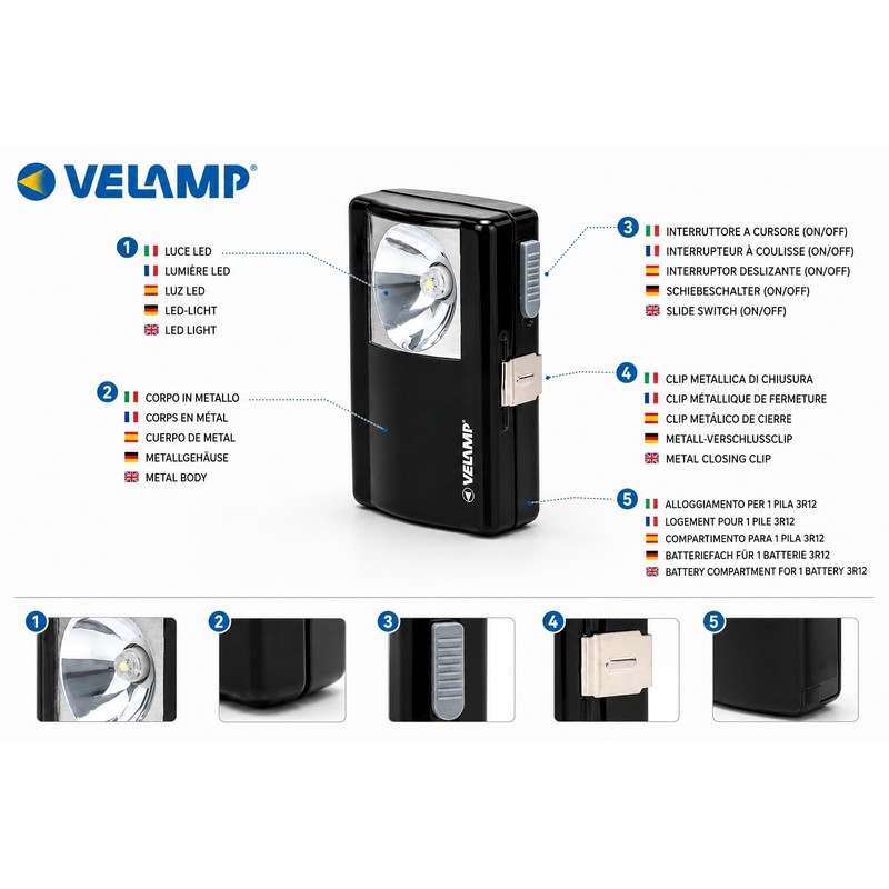 Velamp id72LED House, Black
