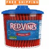 RED VINES Twists Original Red Licorice Bulk Candy Jar (5