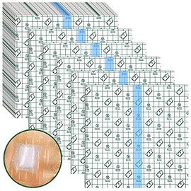 Dialysis Catheter Shower Cover Peritoneal Dialysis Accessories Protector Waterproof Transparent Bandage Wound Cover Bandage Belt for Swimming Tattoo Dressings, 7.87 x 7.87 Inches (25 Pieces)