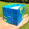 3x3x3 World Map Design Speed Cube Geography Puzzle,Educational Brain Teaser