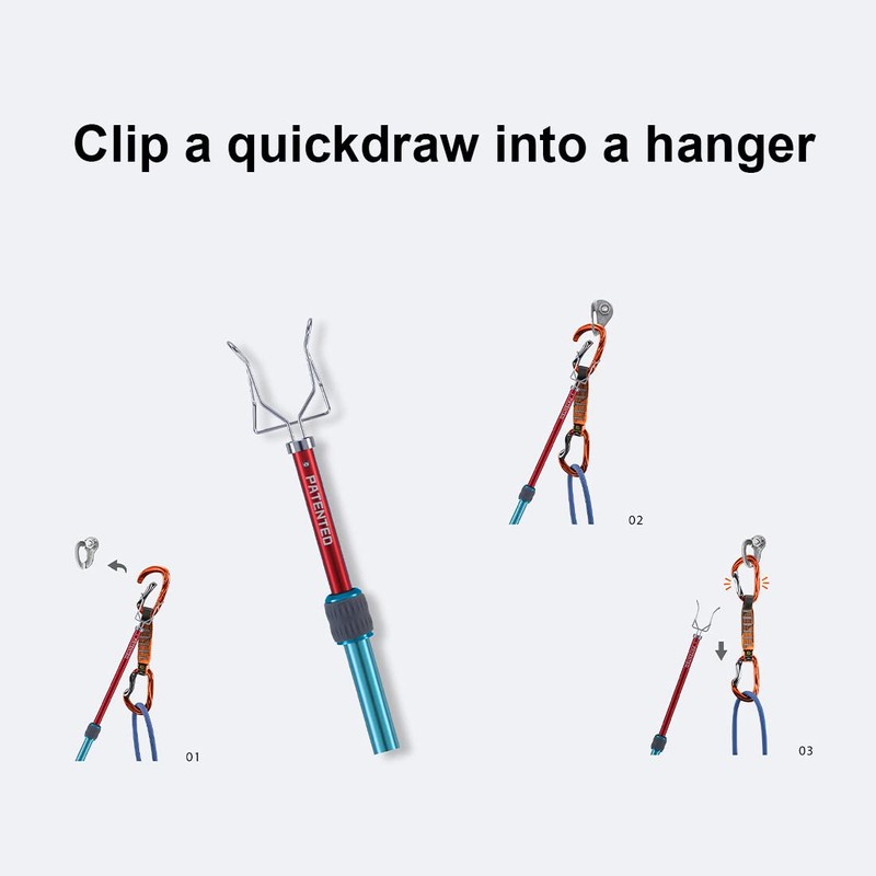 KAILAS Stick Clip Up Rock Climbing Quickdraws Carabiners Climbing Accessories