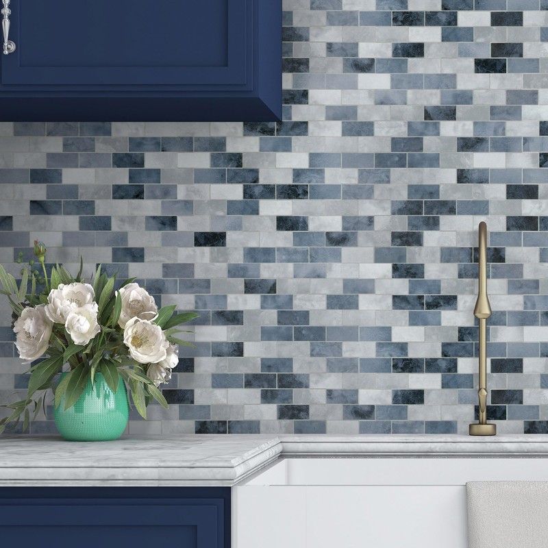 10-Sheet Subway Peel and Stick Backsplash Tile, 11.3" x 10.8"