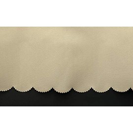 Cafe Curtain, 100% Blackout Rate, Complete Blackout Fabric, Thermal Insulation, Soundproofing, Bonding Treatment, 5346, Sand Gray IV Width 55.1 x Length 31.5 inches (140 x 80 cm), Pack of 1