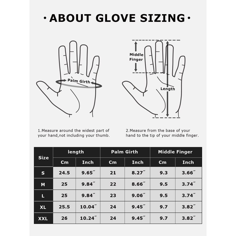 Vislivin Mens Leather Winter Gloves Touchscreen Leather Gloves Driving Glove