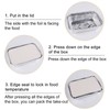 Disposable Tin Foil Box with Lid Outdoor Barbecue Baking Oven