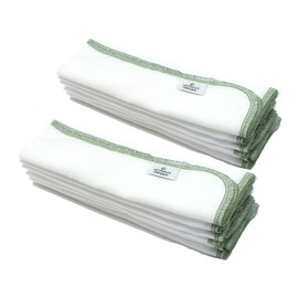 (Pack of 12) Pure & Gentle Muslin Face Cloths by WithNature Skincare