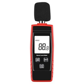 Decibel Meter Digital Noise Meter Portable SPL Meter Range 30-130dB(A) db Meter Noise Volume Measuring Instrument Sound Monitoring Tester MAX/MIN, Data Hold Use for Home, Noisy Neighbor Factory