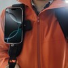 EZHIZHEYU Magnetic Cellphone Holder for Backpack Strap and Shoulder Strap,Use