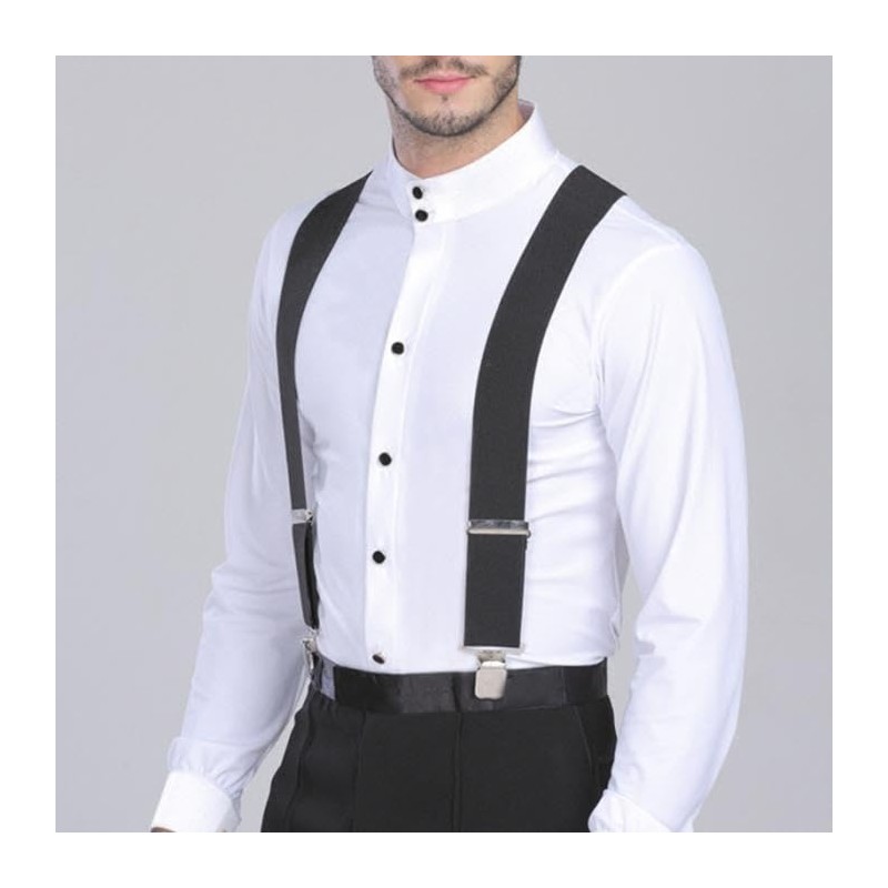 The largest selection Wide Suspenders X-Shaped Wide Clips Elastic X-Back