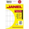 Janel- Etiqueta adh blanca 16x22mm c/20h janel