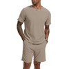 H Hellisal Mens Short Sets 2 Piece Outfits Fashion Summer