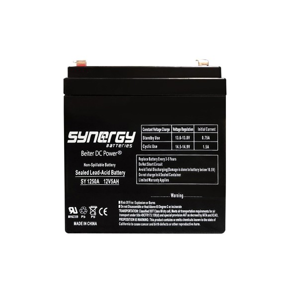 Replacement Enersys 12V 4.5Ah SLA Rechargeable Battery for Security Systems