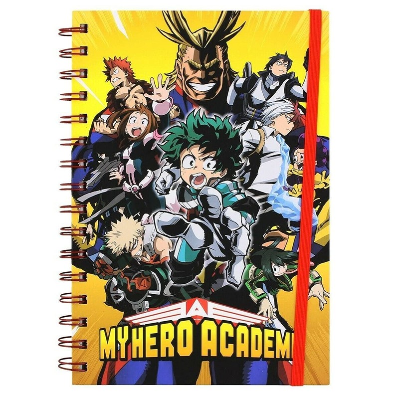 My Hero Academia Radial Character Burst A5 Spiral Bound Notebook