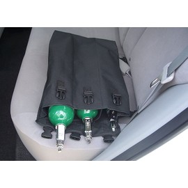 CarMate Cylinder Carrier - Holds 3 M6 Oxygen cylinders