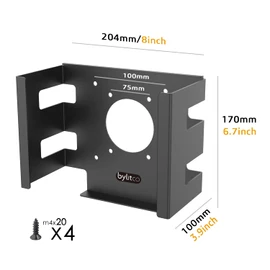 bylitco Under Desk Mount Holder for Mac Studio, Compatible with M1/M2/M3/ New M4 2025 (Max and Ultra)