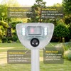 Solar Ultrasonic Animal Repeller with Motion Sensor – Outdoor Waterproof