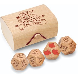 Date Night Dice set, Couples Gift Ideas Decision Dice for Girlfriend Boyfriend Romantic Date Night Ideas for Him and Her Anniversary Birthday Gifts for Husband Wife