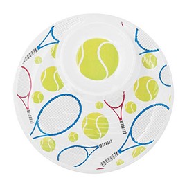 Supreme Housewares Tennis 14 Inch Melamine Chip and Dip