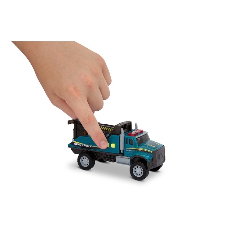 Mighty Fleet Toughest Minis 5" Tough Cab Tow Truck Toy