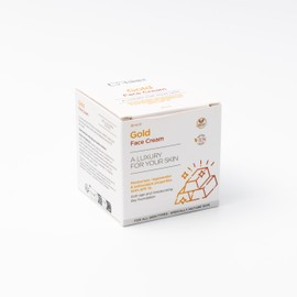 The Cosmetic Republic Gold Face Cream - Moisturizing, Anti-Aging, SPF 15, 50 ml - For Dry Skin, Unisex