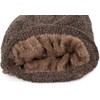 styleBREAKER Unisex Chenille Beanie Hat with Braided Pattern and Fleece
