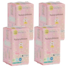 NaturaMoon 40-Piece Set of 40 Sheets (Non-Polymer Absorber) Organic Cotton