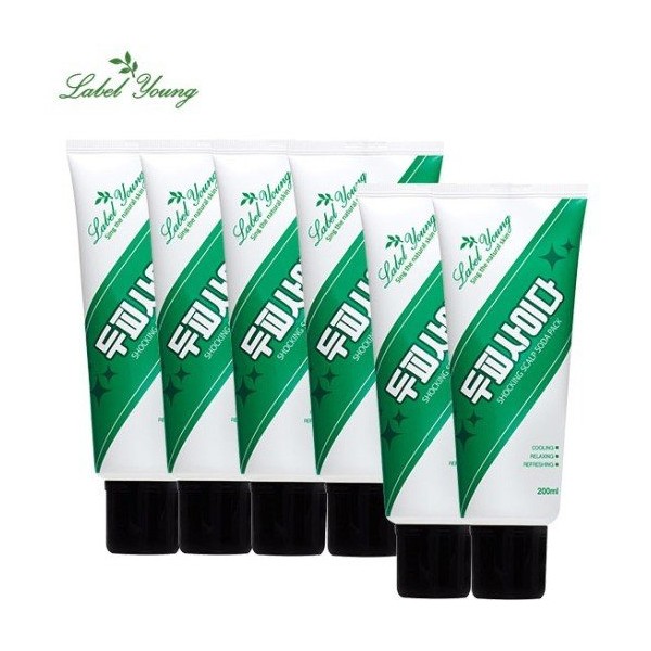 Labelyoung Shocking Scalp Carbonated Pack of 6, None