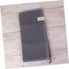 Baluue 3pcs Cotton Waffle Weave Towel Ultra Absorbent Grey Face