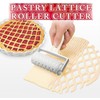 Dough Lattice Craft Roller Cutter Large Baking Tool Cookie Pie