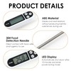 Digital Meat Thermometer - Instant Read, Waterproof, with LCD Display