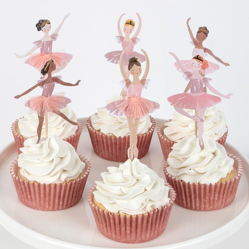 Meri Meri Ballerina Cupcake Kit (Pack of 24)
