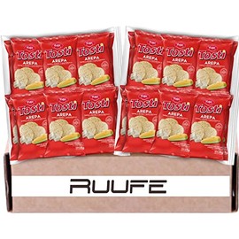 Tostiarepas (24 pack) an Arepa Colombian snacks Cheese and Butter Corn Snacks colombian snack online mecato colombiano Colombian food products