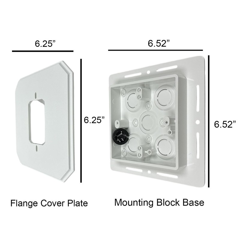 iMBAPrice IMBA-8081F Non- Metallic Universal Siding Block for Light Fixtures