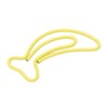 100pcs Paper Clips Portable Mini Cute Banana Shape Rustproof Electroplated