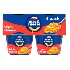 Undisclosed Kraft Triple Cheese Mac & Cheese Macaroni and Cheese Dinner, 4 ct Pack, 2.05 oz