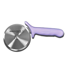 Dexter-Russell 18023P Outdoors 4" Pizza Cutter with Purple Handle