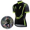 Outdoor Sports Bike Bicycle Clothing Short Sleeve Suit Green (S)