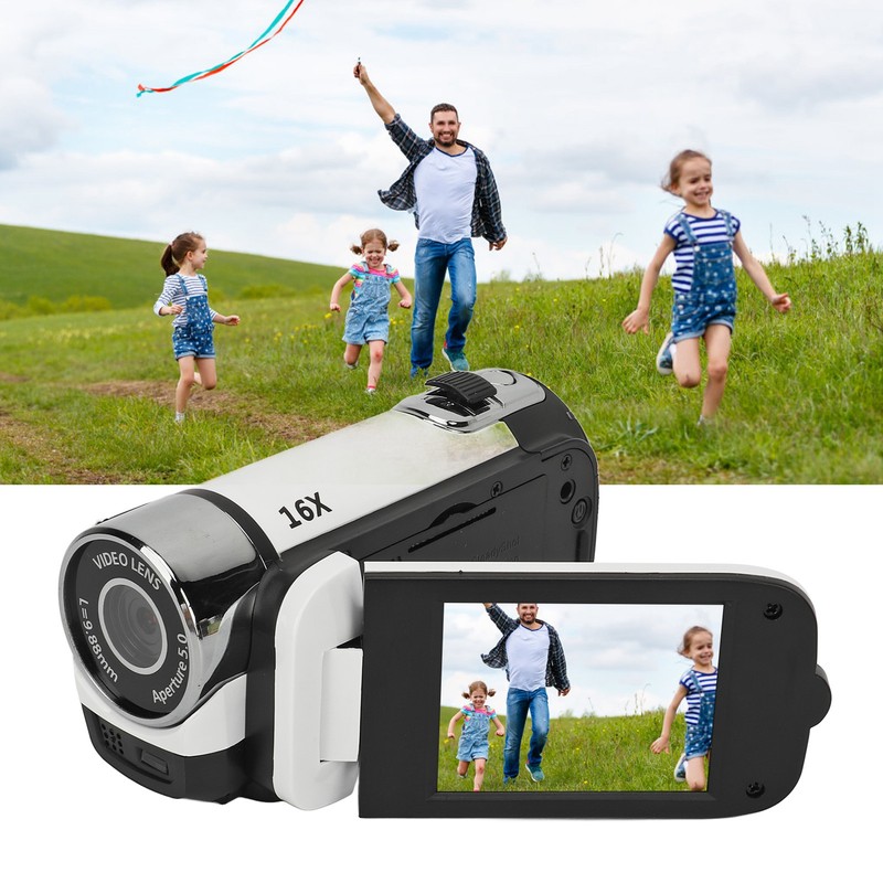 D90 1080P 16MP Digital Camera 2.4 Inch Rotatable Screen Camcorder