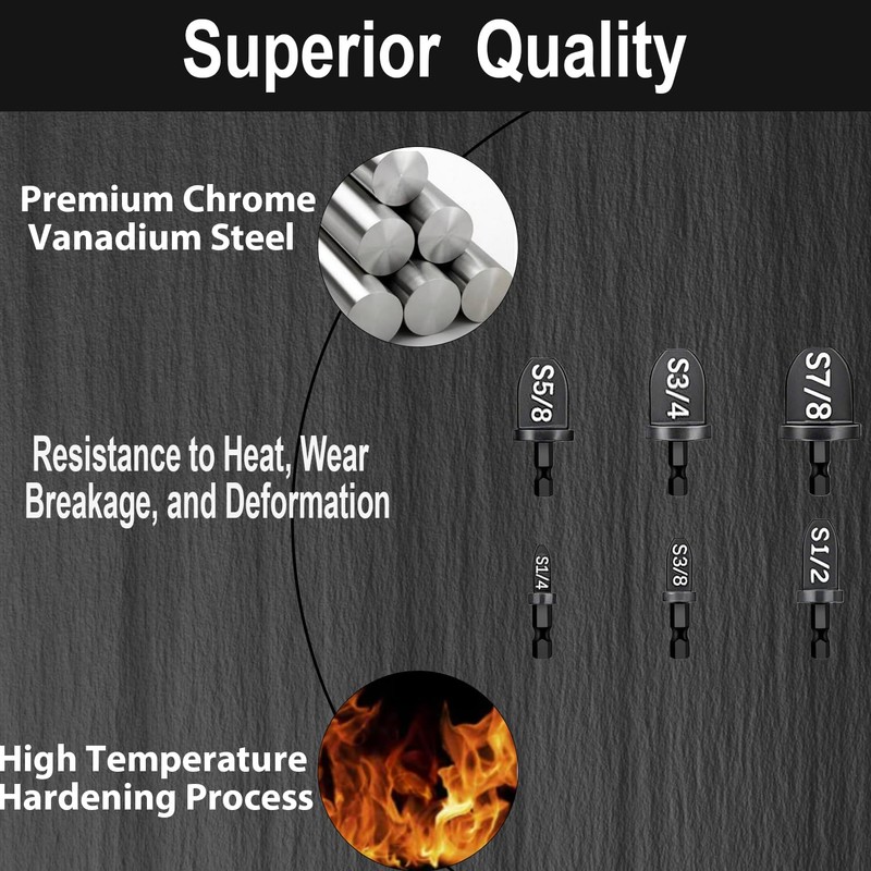 6Pcs Swaging Tool HVAC, Air Conditioner Copper Tube Swage Expander,